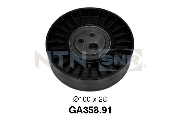 Rolka napinacza, pasek klinowy wielorowkowy SNR GA358.91