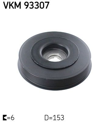 Koło pasowe, wał korbowy SKF VKM 93307