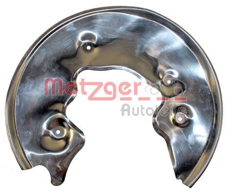 Panel rozbryzgiwujący, tarcza hamulcowa METZGER 6115078