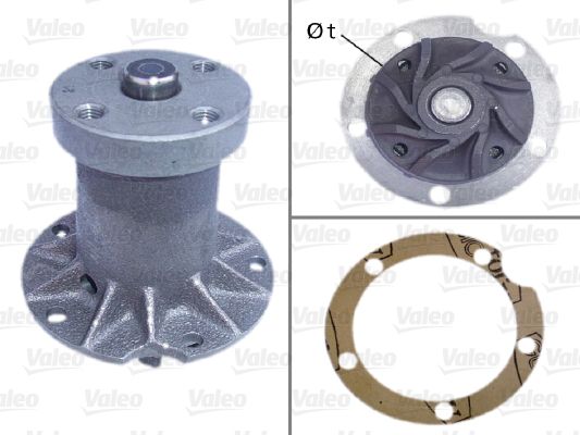 Pompa wody, chłodzenie silnika VALEO 506100