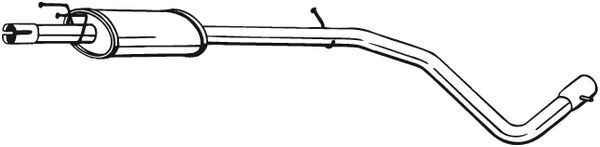 Tłumik środkowy BOSAL 286-115