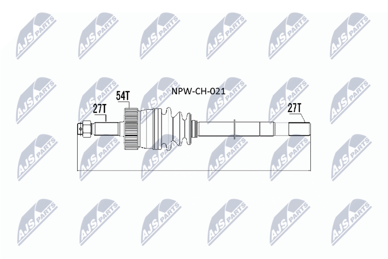 Wał napędowy NTY NPW-CH-021