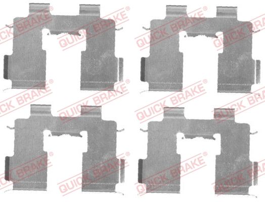 Zestaw akcesoriów, klocki hamulcowe QUICK BRAKE 109-1717