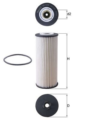 Filtr oleju KNECHT OX 1236D