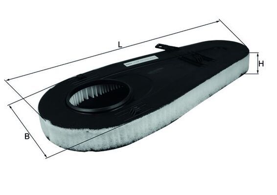 Filtr powietrza KNECHT LX 3598