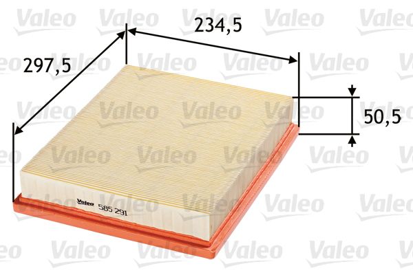Filtr powietrza VALEO 585291