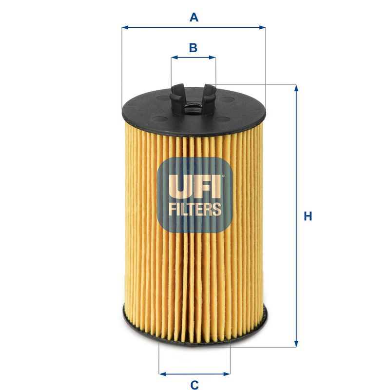 Filtr oleju UFI 25.012.00