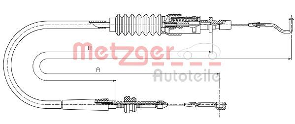 Linka gazu METZGER 14.4304