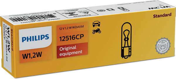 Żarówka, oświetlenie wnętrza PHILIPS 12516cp