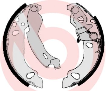 Zestaw szczęk hamulcowych BREMBO S 23 522