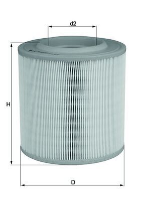 Filtr powietrza MAHLE LX3143