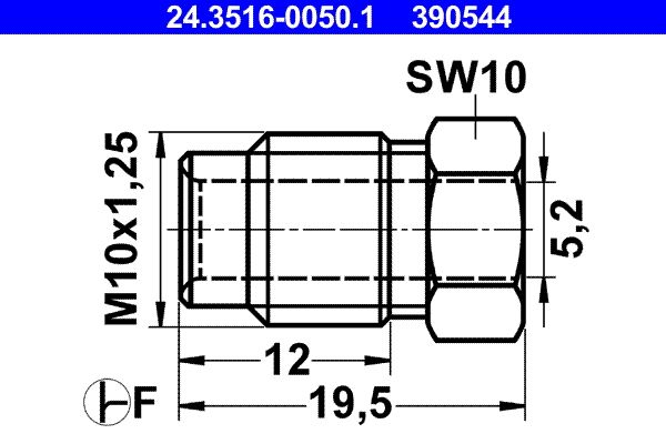 Złącze śrubowe ATE 24.3516-0050.1