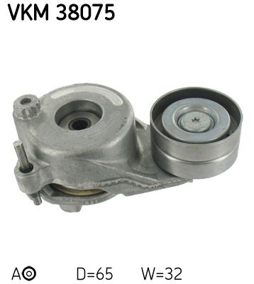 Rolka napinacza, pasek klinowy wielorowkowy SKF VKM 38075