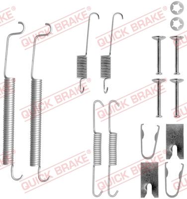 Zestaw akcesoriów, szczęki hamulcowe QUICK BRAKE 105-0807