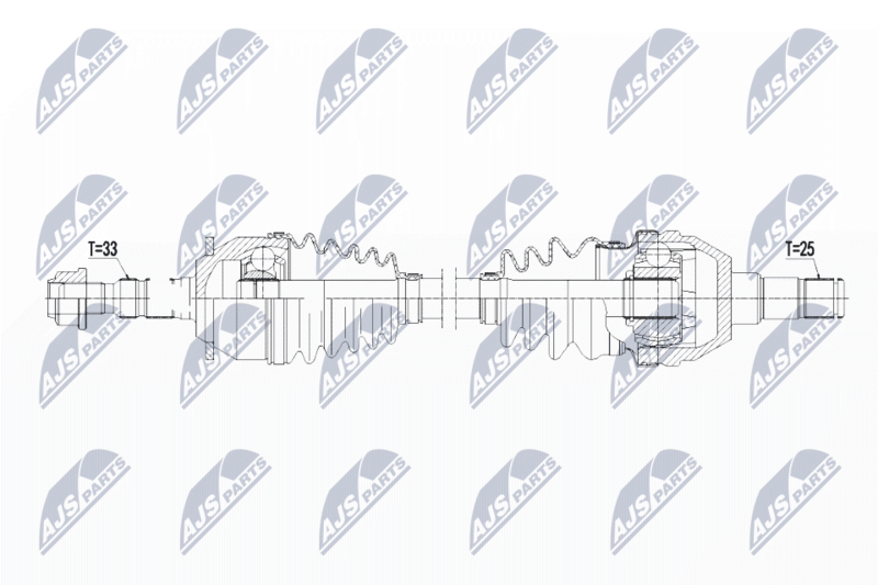 Wał napędowy NTY NPW-PL-069