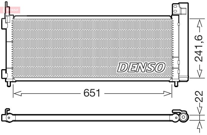 Skraplacz, klimatyzacja Denso DCN50123