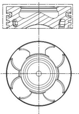 Tłok MAHLE 011PI00100001