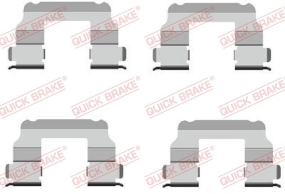 Zestaw akcesoriów, klocki hamulcowe QUICK BRAKE 109-1689