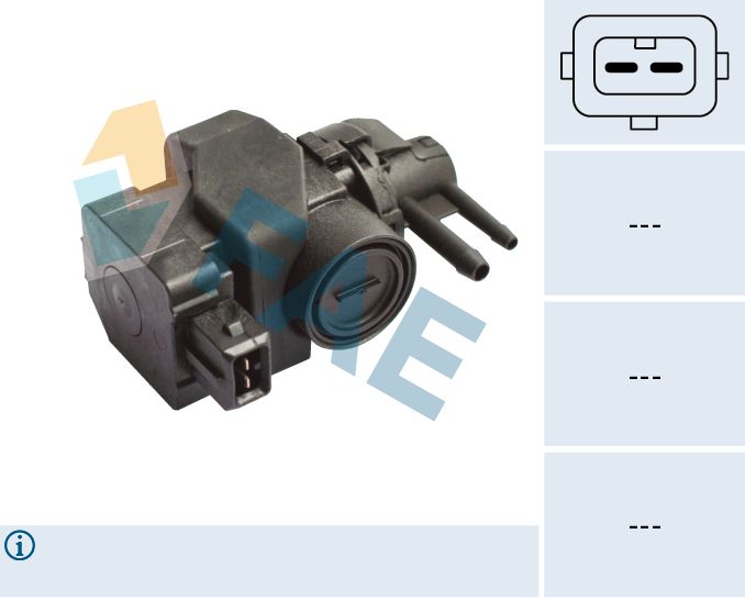 Przetwornik ciśnienia, turbosprężarka FAE 56027