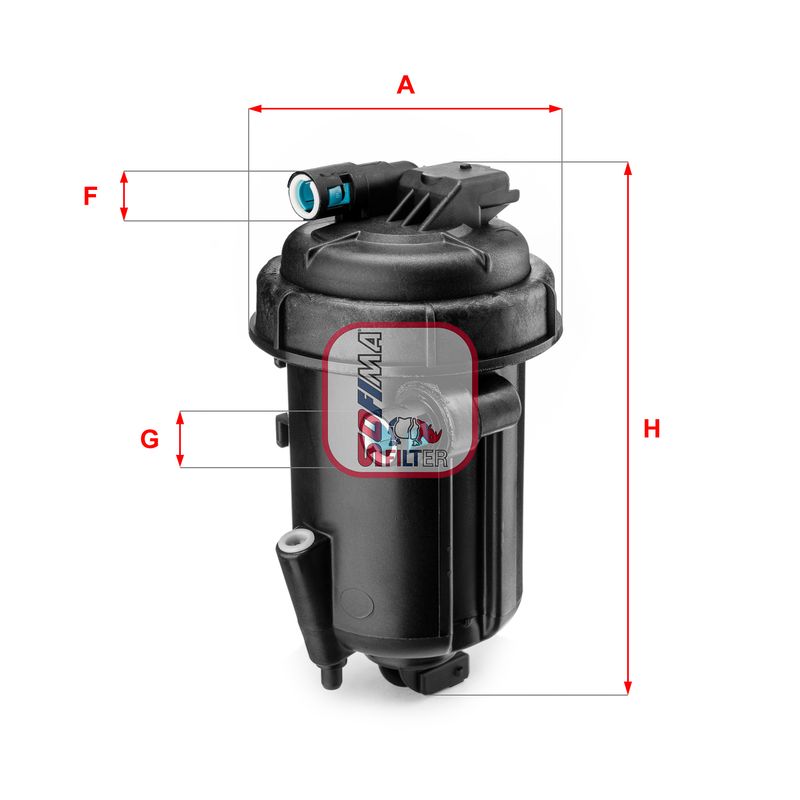 Filtr paliwa SOFIMA S 5163 GC