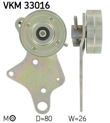 Rolka napinacza, pasek klinowy wielorowkowy SKF vkm 33016