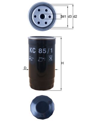 Filtr paliwa KNECHT KC 85/1