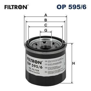 Filtr oleju Filtron OP 595/6