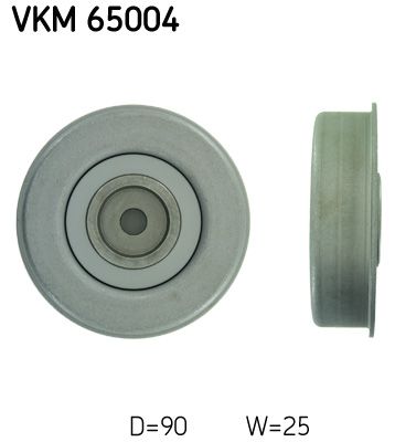 Rolka napinacza, pasek klinowy wielorowkowy SKF VKM 65004