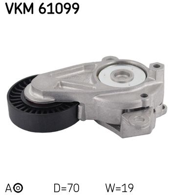 Rolka napinacza, pasek klinowy wielorowkowy SKF VKM 61099