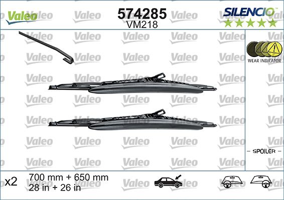 Pióro wycieraczki VALEO 574285