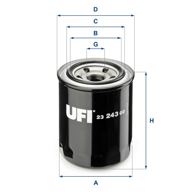 Filtr oleju UFI 23.243.00