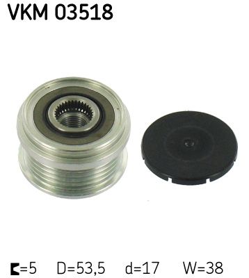 Alternator - sprzęgło jednokierunkowe SKF vkm 03518