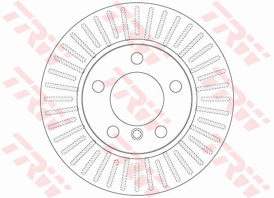 Tarcza hamulcowa TRW DF6255
