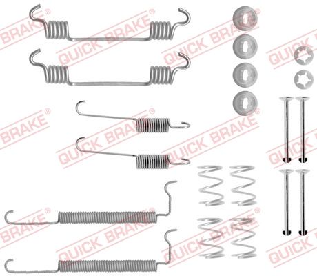 Zestaw akcesoriów, szczęki hamulcowe QUICK BRAKE 105-0710