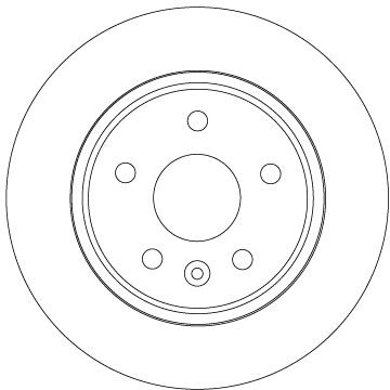 Tarcza hamulcowa TRW DF6846