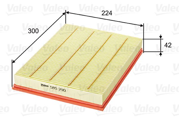 Filtr powietrza VALEO 585290