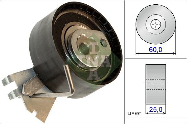Rolka napinacza, pasek rozrządu INA 531 0572 10