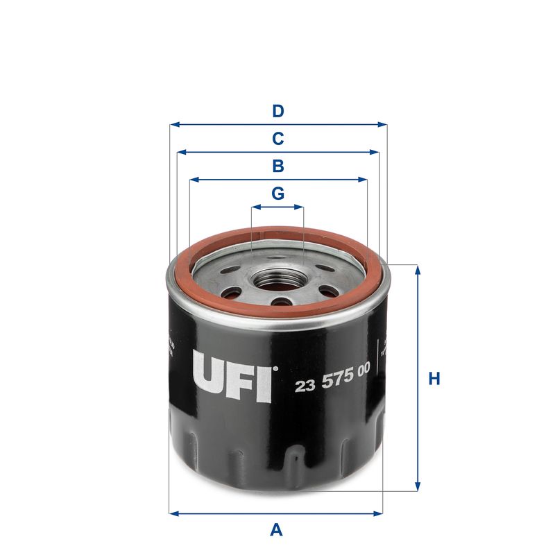 Filtr oleju UFI 23.575.00