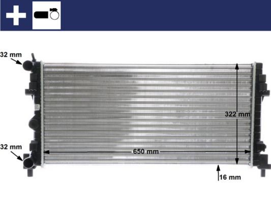 Chłodnica, układ chłodzenia silnika MAHLE CR2081000S