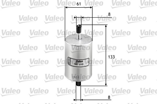 Filtr paliwa VALEO 587010
