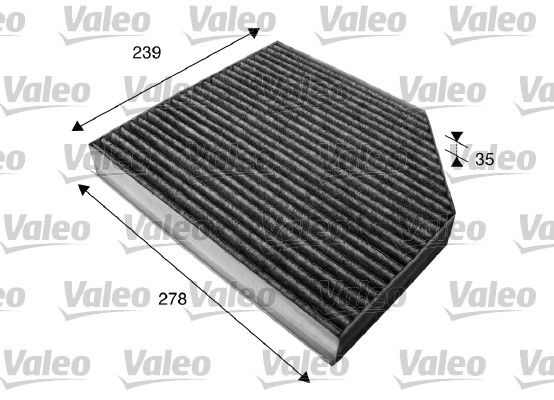 Filtr, wentylacja przestrzeni pasażerskiej VALEO 715580