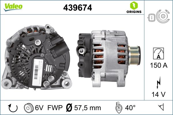 Alternator VALEO 439674