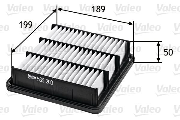 Filtr powietrza VALEO 585200