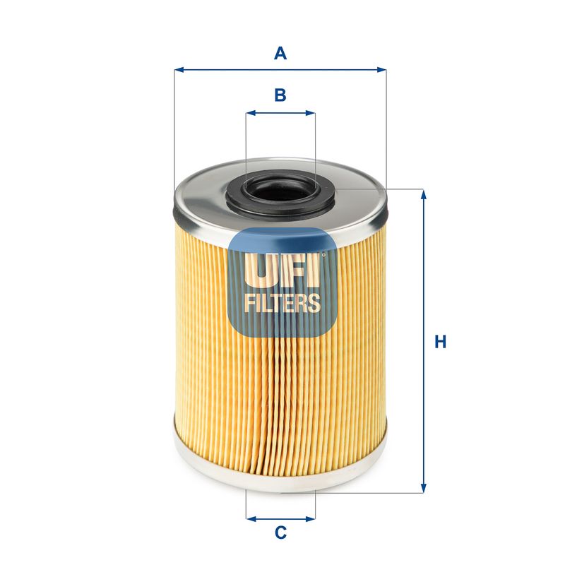 Filtr paliwa UFI 26.687.00