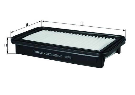 Filtr powietrza MAHLE LX2833