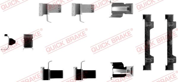 Zestaw akcesoriów, klocki hamulcowe QUICK BRAKE 109-1058
