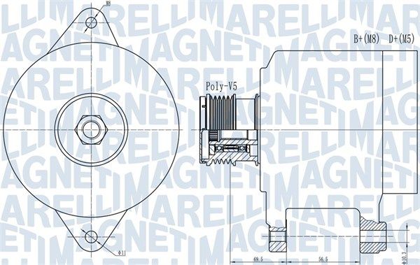 Alternator MAGNETI MARELLI 063731909010