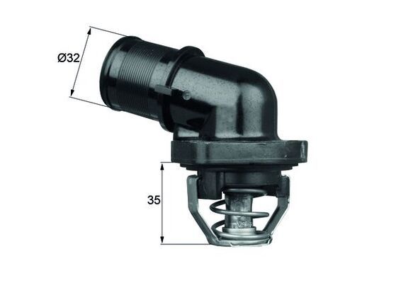 Termostat, płyn chłodzący MAHLE TI18189