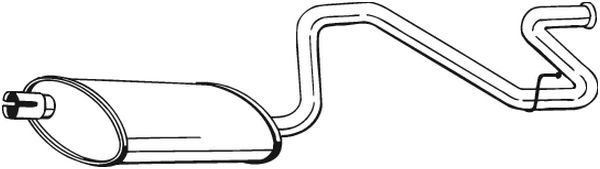 Tłumik końcowy BOSAL 281-869