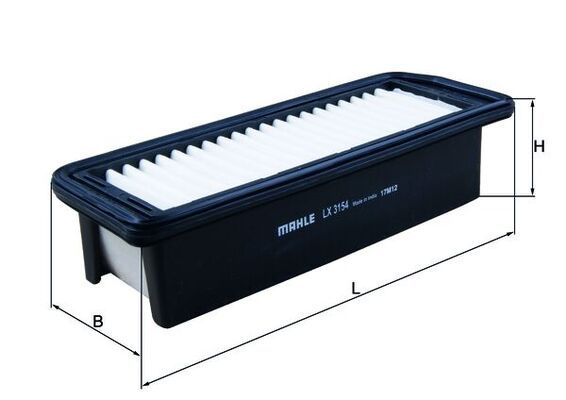 Filtr powietrza KNECHT LX 3154